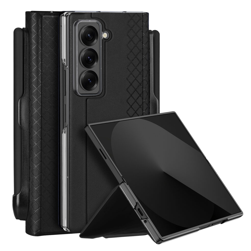 Bril Series PU Leather Case with Pen Holder for Samsung Galaxy Z Fold SE