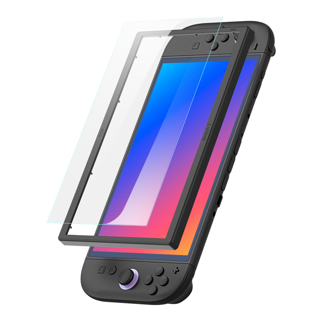Switch 2 HD Tempered Glass Screen Protector + Alignment Tool